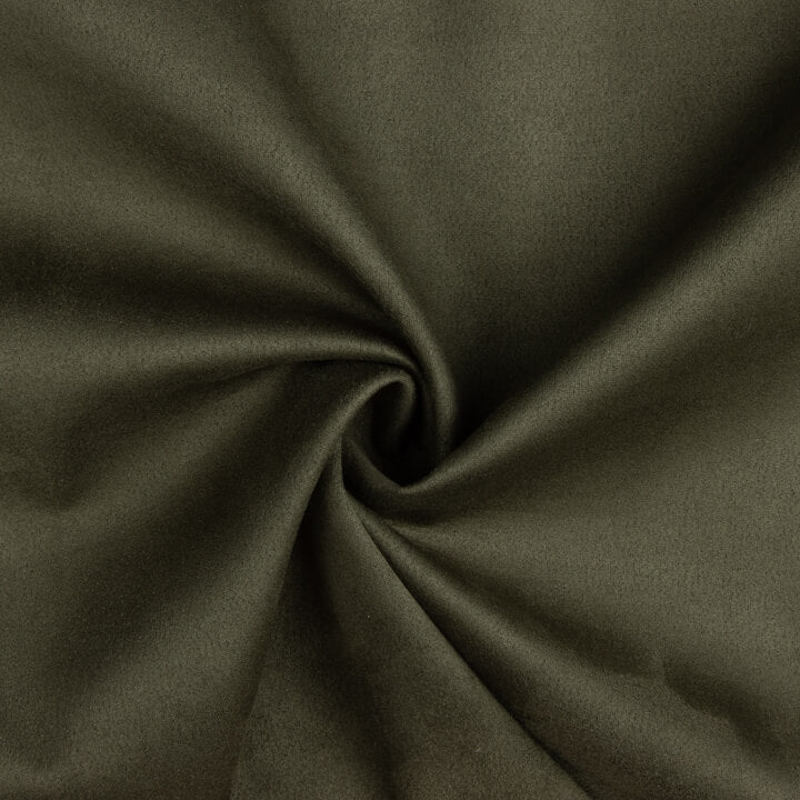 Scuba-Jersey, Velours, Militärgrün - Ribes y Casals