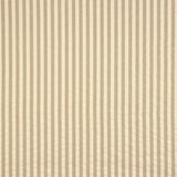 Seersucker mit beige-braunen Streifen - Ribes y Casals