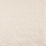 Seersucker Creme kariert - Ribes y Casals