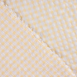 Seersucker Creme kariert - Ribes y Casals