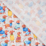 Sorona Technical Fibre Sausage Dog Print - Ribes y Casals
