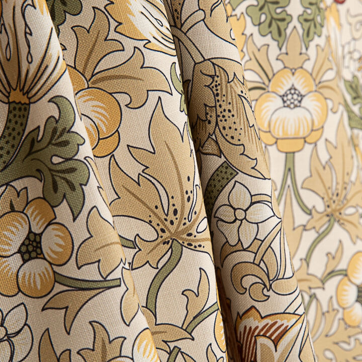 Canvas im Leinenstoff-Look „Vogelgarten“ in Beige - Ribes y Casals