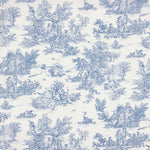 Toile de Jouy Baumwolllaken Blau - Ribes y Casals