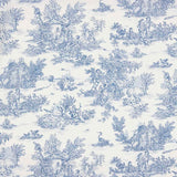 Toile de Jouy Baumwolllaken Blau - Ribes y Casals