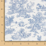 Toile de Jouy Baumwolllaken Blau - Ribes y Casals