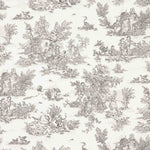 Toile de Jouy Baumwolllaken Grau - Ribes y Casals