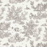 Toile de Jouy Baumwolllaken Grau - Ribes y Casals