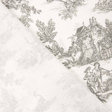 Toile de Jouy Baumwolllaken Grau - Ribes y Casals