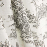 Toile de Jouy Baumwolllaken Grau - Ribes y Casals