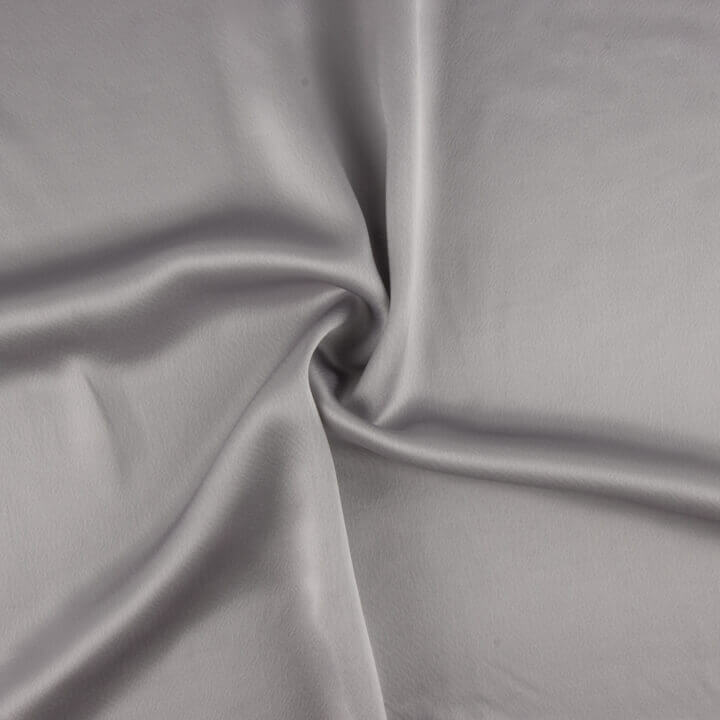 Triacetat-Satin in Perlgrau - Ribes y Casals