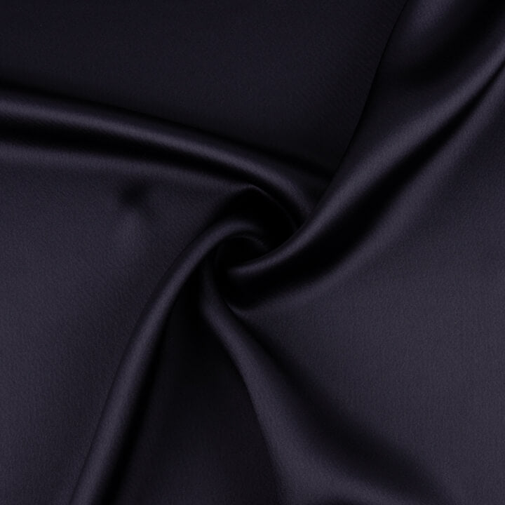 Triacetat-Satin in Marineblau - Ribes y Casals