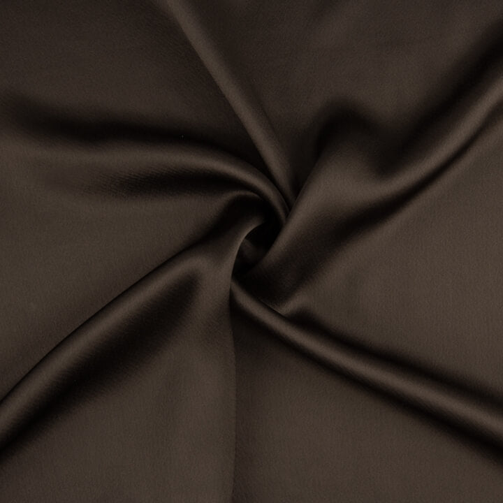 Braunes Triacetat-Satin - Ribes y Casals