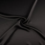 Schwarzer Triacetat-Satin - Ribes y Casals