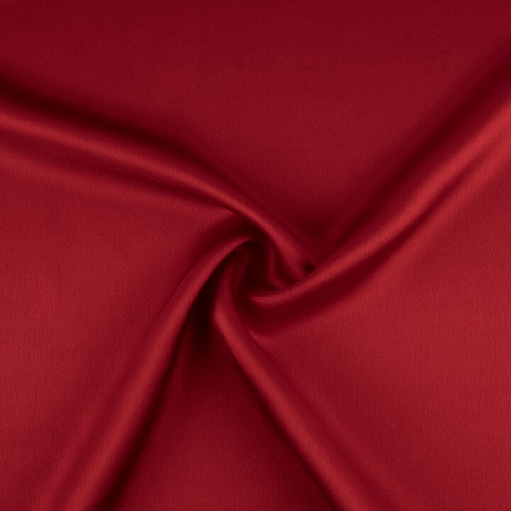 Triacetat-Satin in Karminrot - Ribes y Casals
