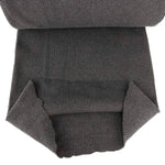 Tubular Rib Rippe 3x3 Grau Melange Dunkel - Ribes y Casals