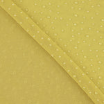 Gelber Stretch-Tüll mit Wassertropfen-Effekt - Ribes y Casals