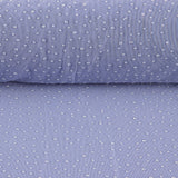 Stretch-Tüll in Lavendelblau mit Wassertropfen-Effekt - Ribes y Casals
