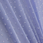 Stretch-Tüll in Lavendelblau mit Wassertropfen-Effekt - Ribes y Casals