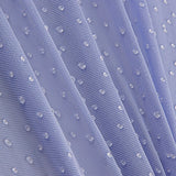 Stretch-Tüll in Lavendelblau mit Wassertropfen-Effekt - Ribes y Casals
