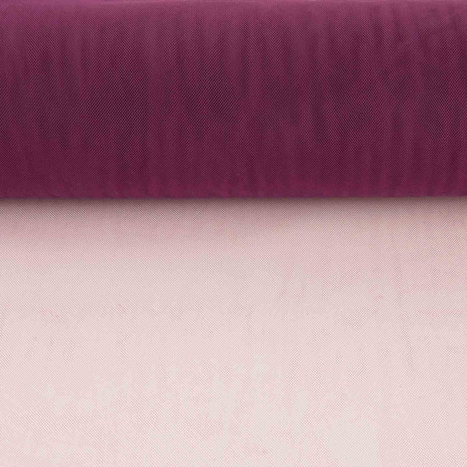 Tüll-Stoff Illusion Maroon - Ribes y Casals