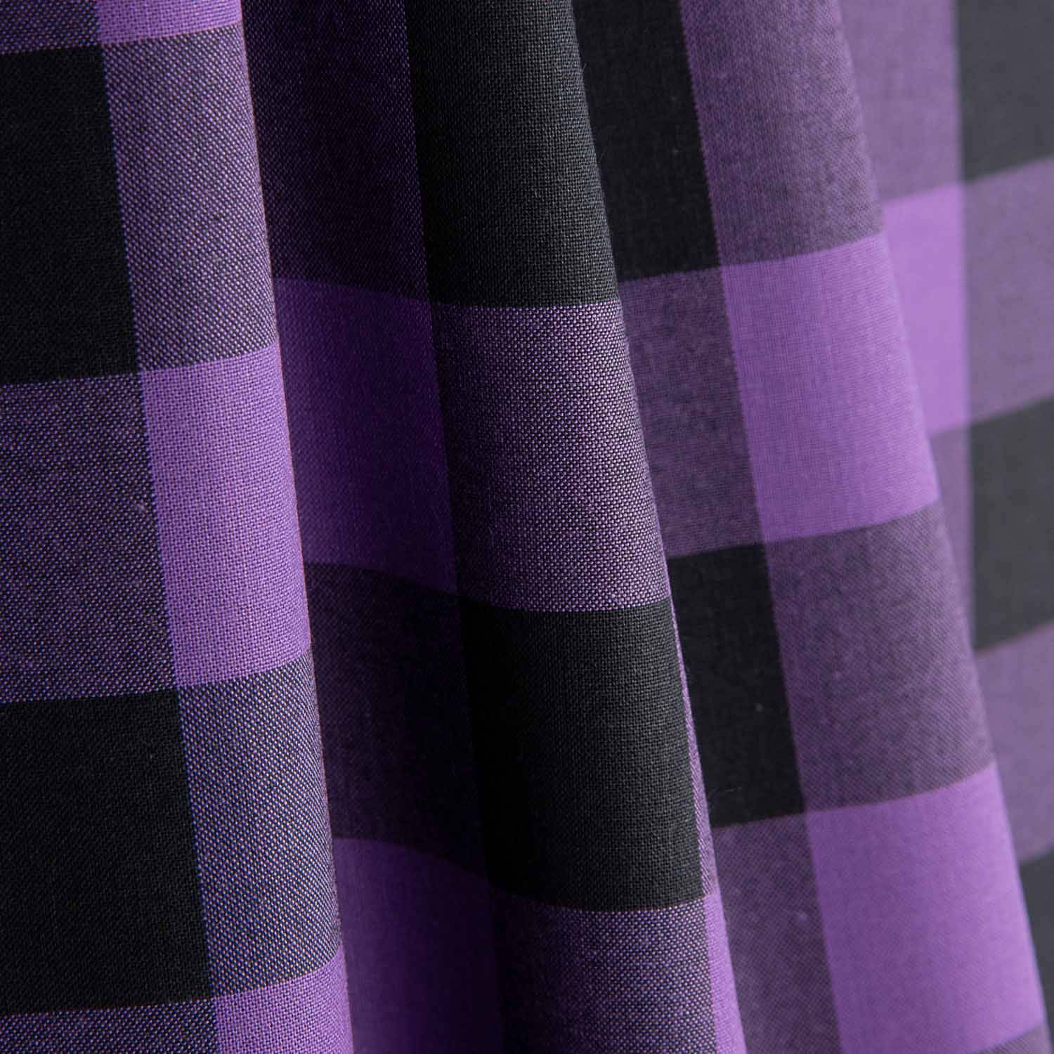 Lila und Schwarz Cachirulo Quadrate - Ribes y Casals