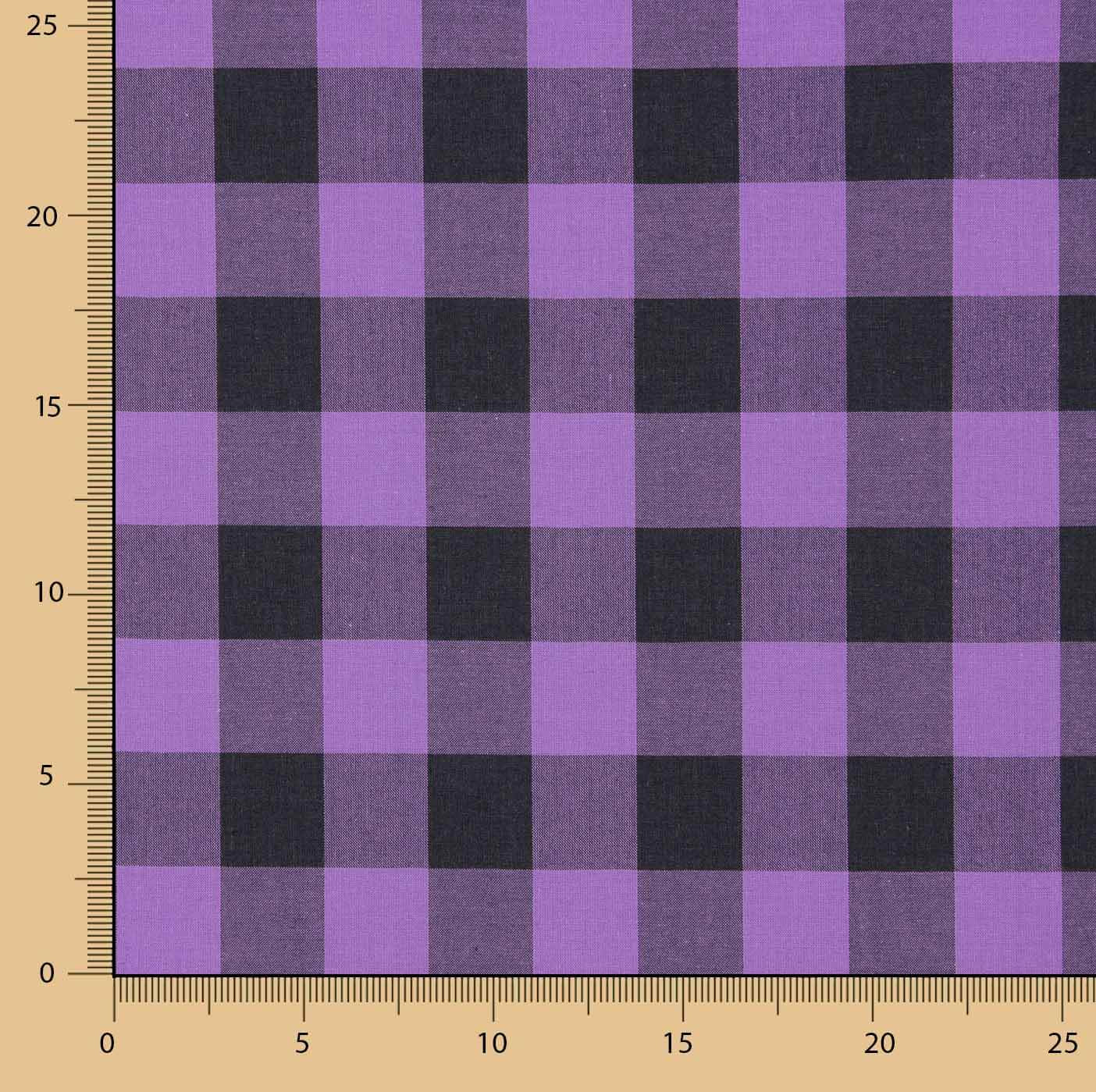Lila und Schwarz Cachirulo Quadrate - Ribes y Casals