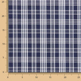 Vichy-Karomuster in Marineblau und Weiß - Ribes y Casals