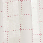 Roter geometrischer quadratischer Netzvorhang - Ribes y Casals