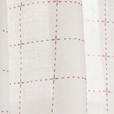 Roter geometrischer quadratischer Netzvorhang - Ribes y Casals