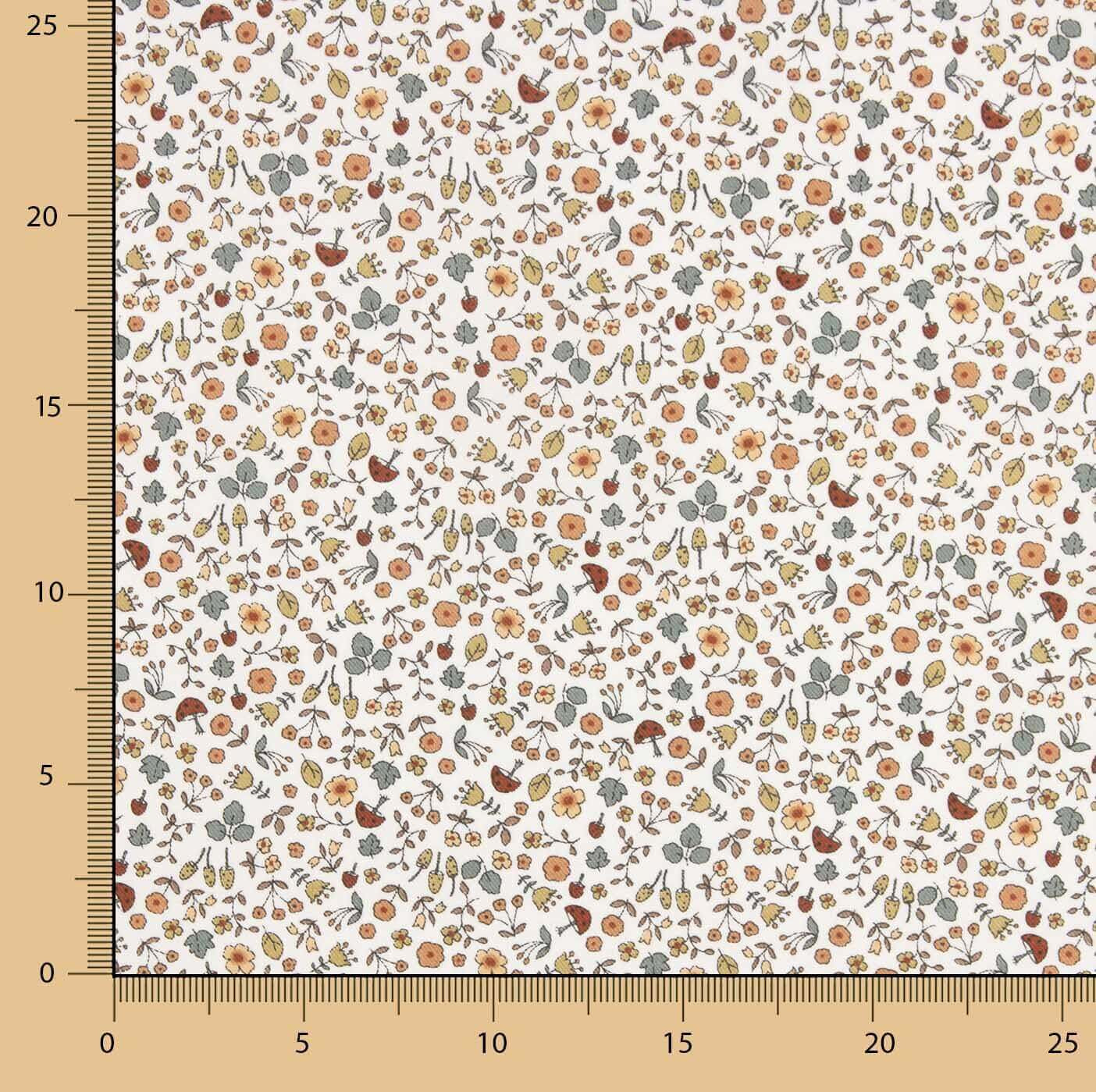 Viyela Baumwolle Land Blumen - Ribes y Casals