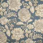 Canvas im Leinenstoff-Look „Jardín Imperial“ Blau - Ribes y Casals