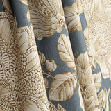 Canvas im Leinenstoff-Look „Jardín Imperial“ Blau - Ribes y Casals