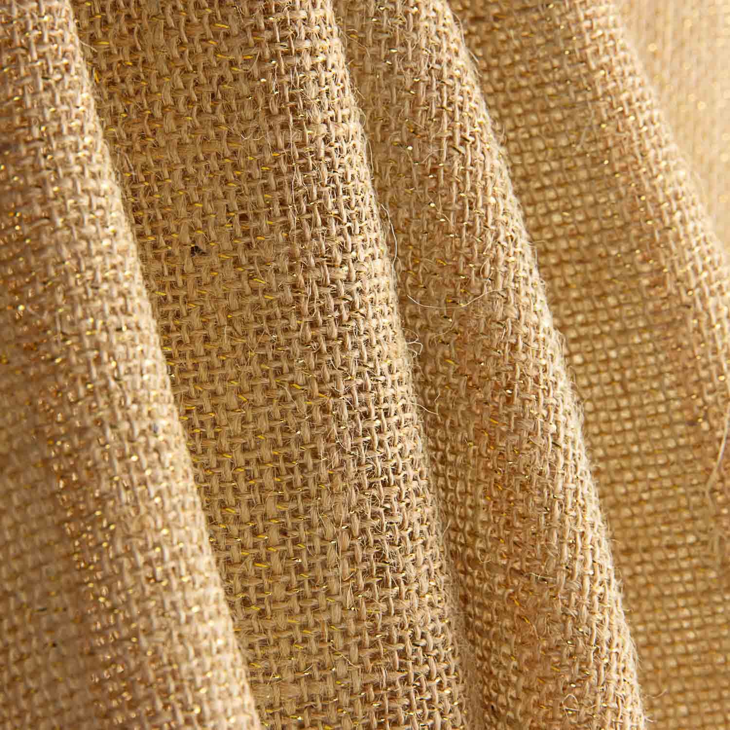 Naturbeige Jute mit goldenem Lurex - Ribes y Casals