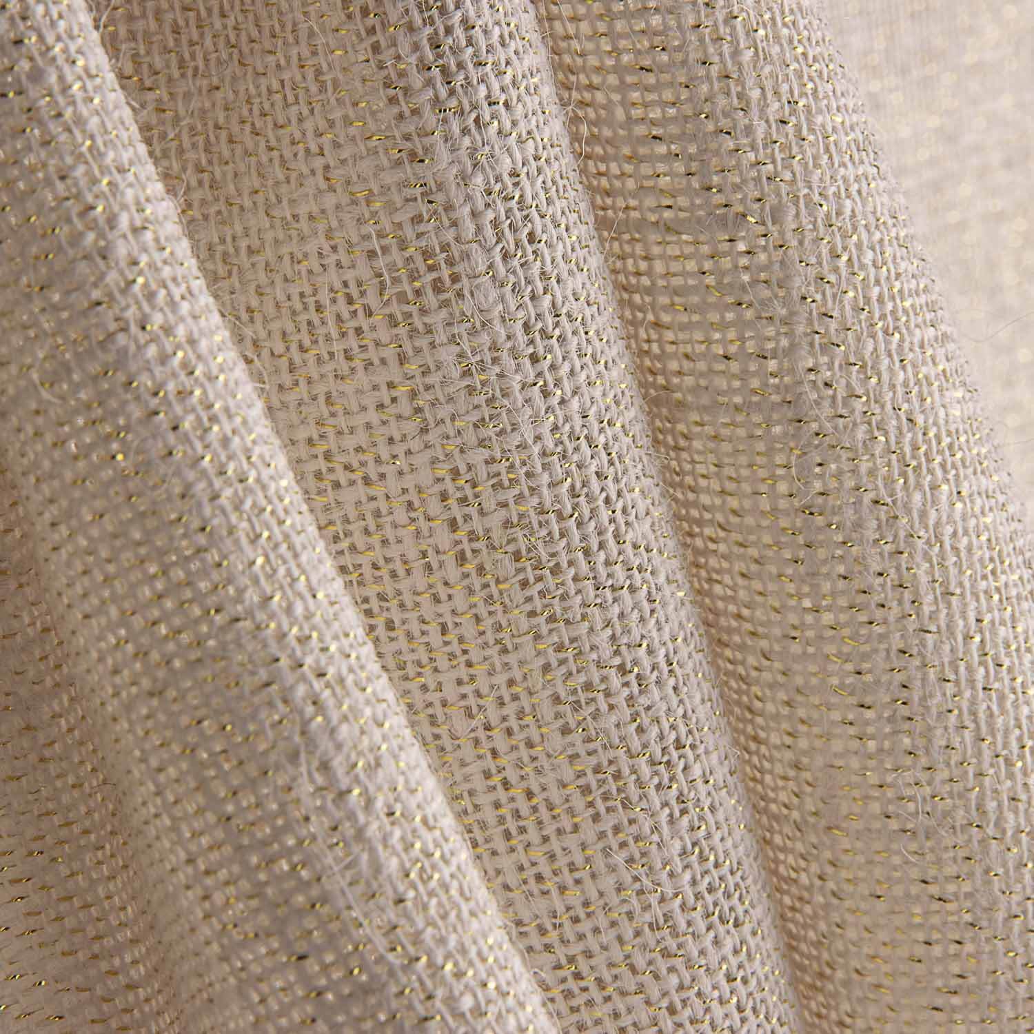 Naturweiße Jute mit goldenem Lurex - Ribes y Casals