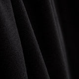 Woll-Poncho-Mantel Schwarz - Ribes y Casals