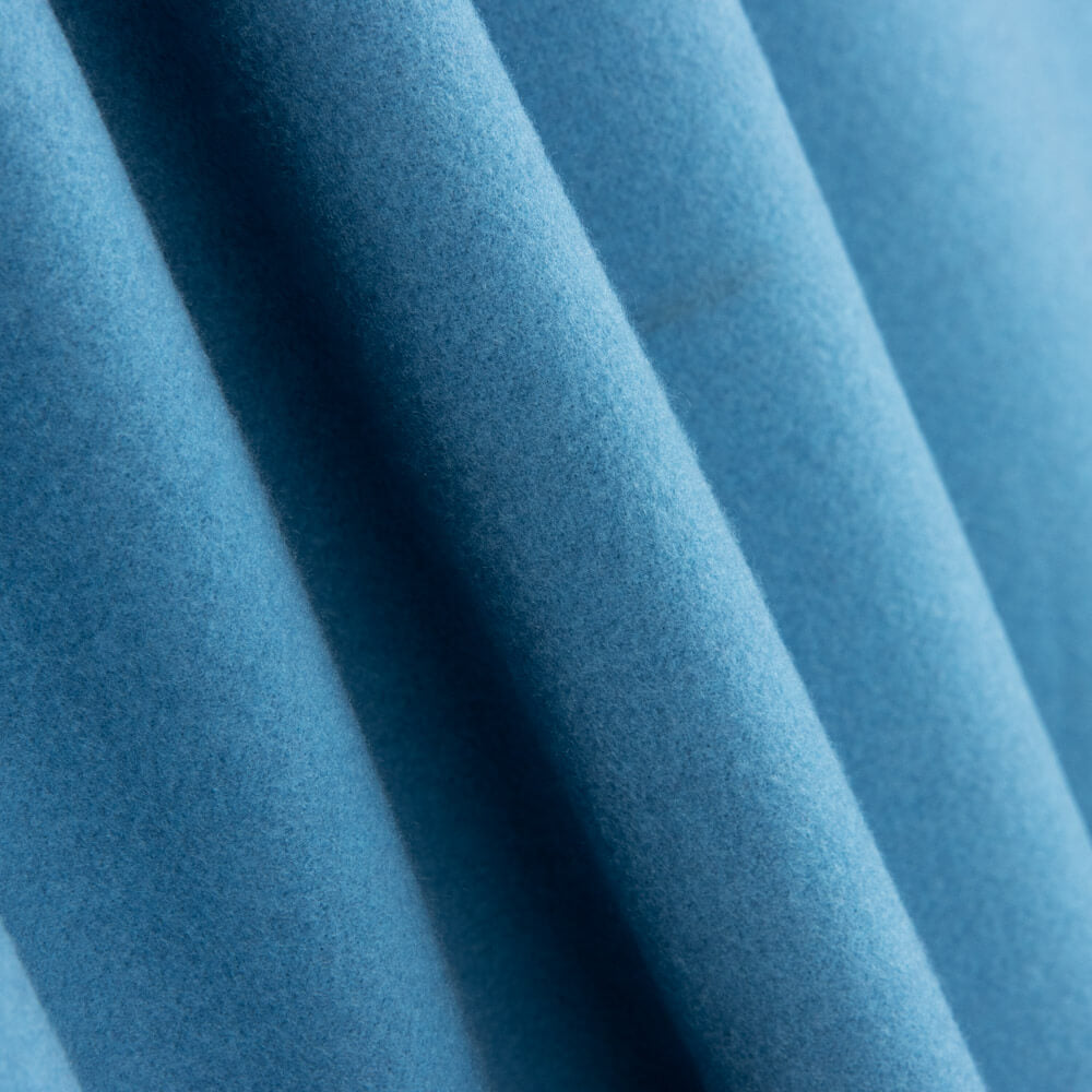 Mufflon Loden Blau Capri Mantel - Ribes y Casals