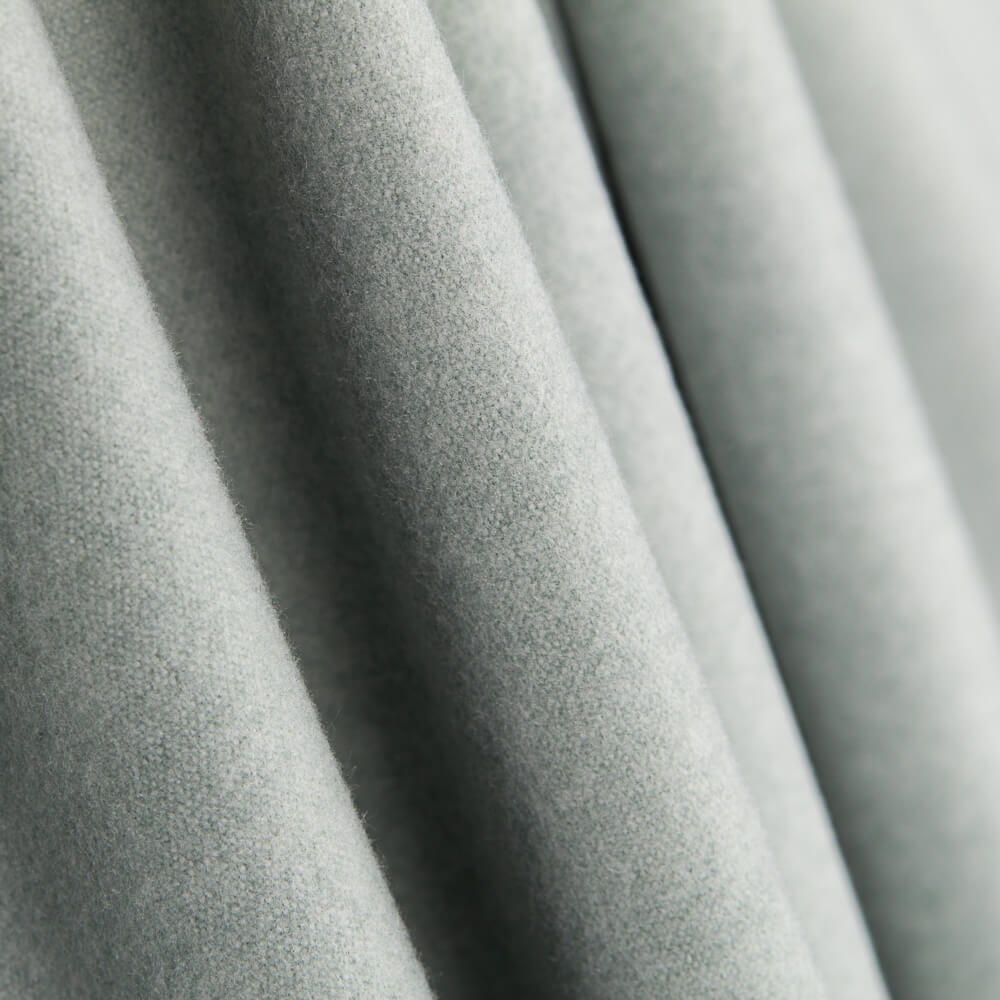 Restposten: Loden-Mouflon-Stoff in Blaugrau – verschiedene Maße x Breite 140 cm - Ribes y Casals
