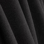 Stoffmantel Wolle Schwarz - Ribes y Casals