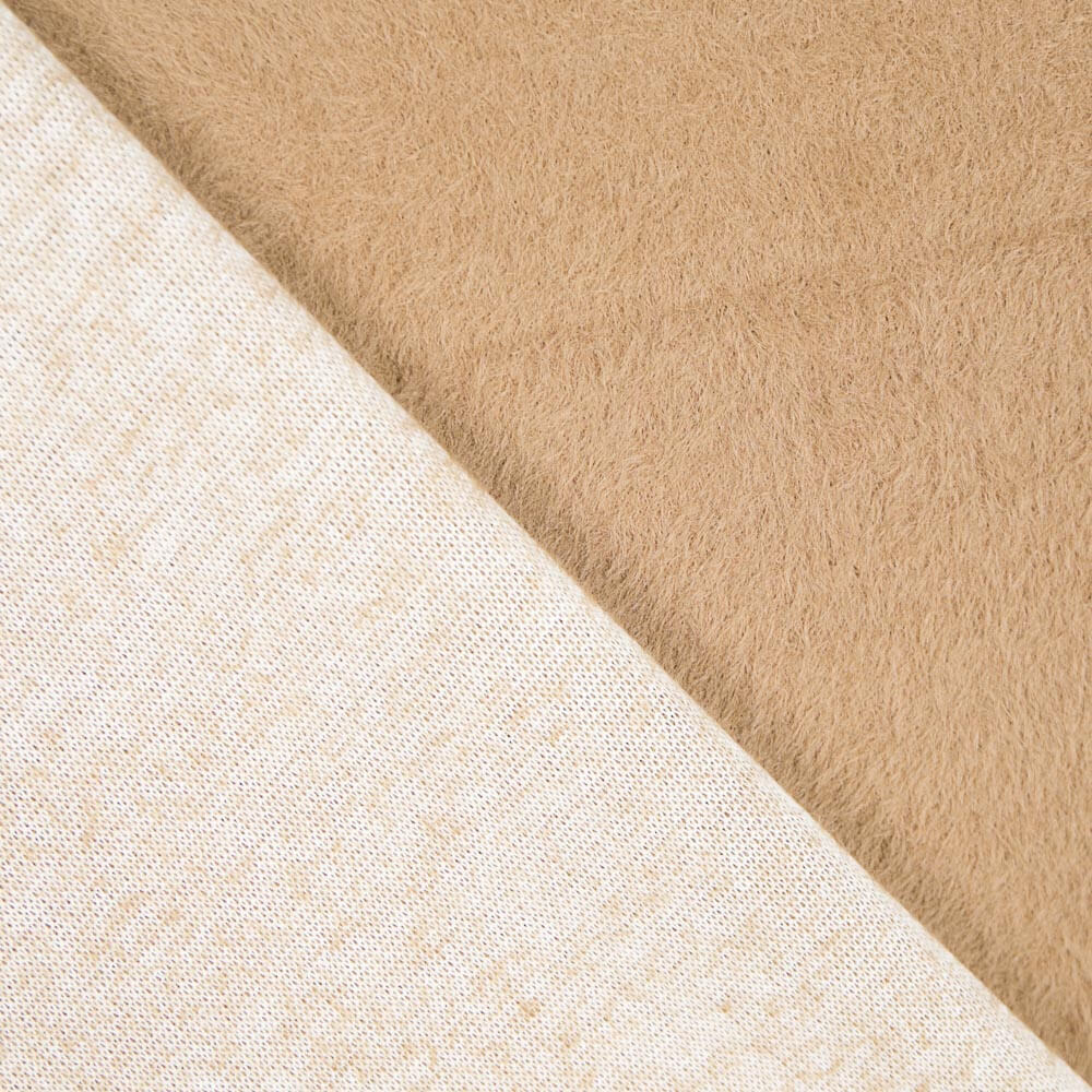 Stoff Sorona Kamel Mantel Feines Haar Mantel Sorona Kamel - Ribes y Casals