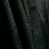 Stoff Sorona Mantel Feines Haar Sorona Schwarz - Ribes y Casals