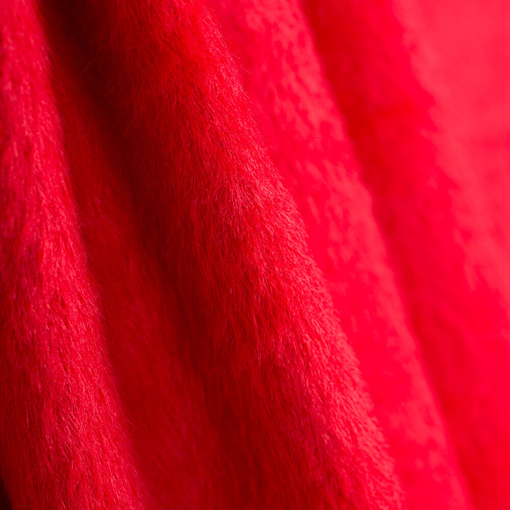 Stoff Sorona Mantel Feines Haar Sorona Rot - Ribes y Casals