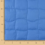 Reversible Steppdecke in Blau und Limone - Ribes y Casals
