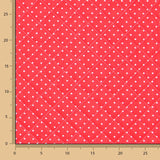 Gesteppte Popeline Steppdecke Polka Dots Rot - Ribes y Casals