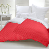 Gesteppte Popeline Steppdecke Polka Dots Rot - Ribes y Casals