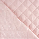 Gesteppte Baumwolldecke mit Polka Dots-Rosa Streifen - Ribes y Casals