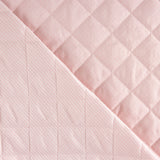 Gesteppte Baumwolldecke mit Polka Dots-Rosa Streifen - Ribes y Casals