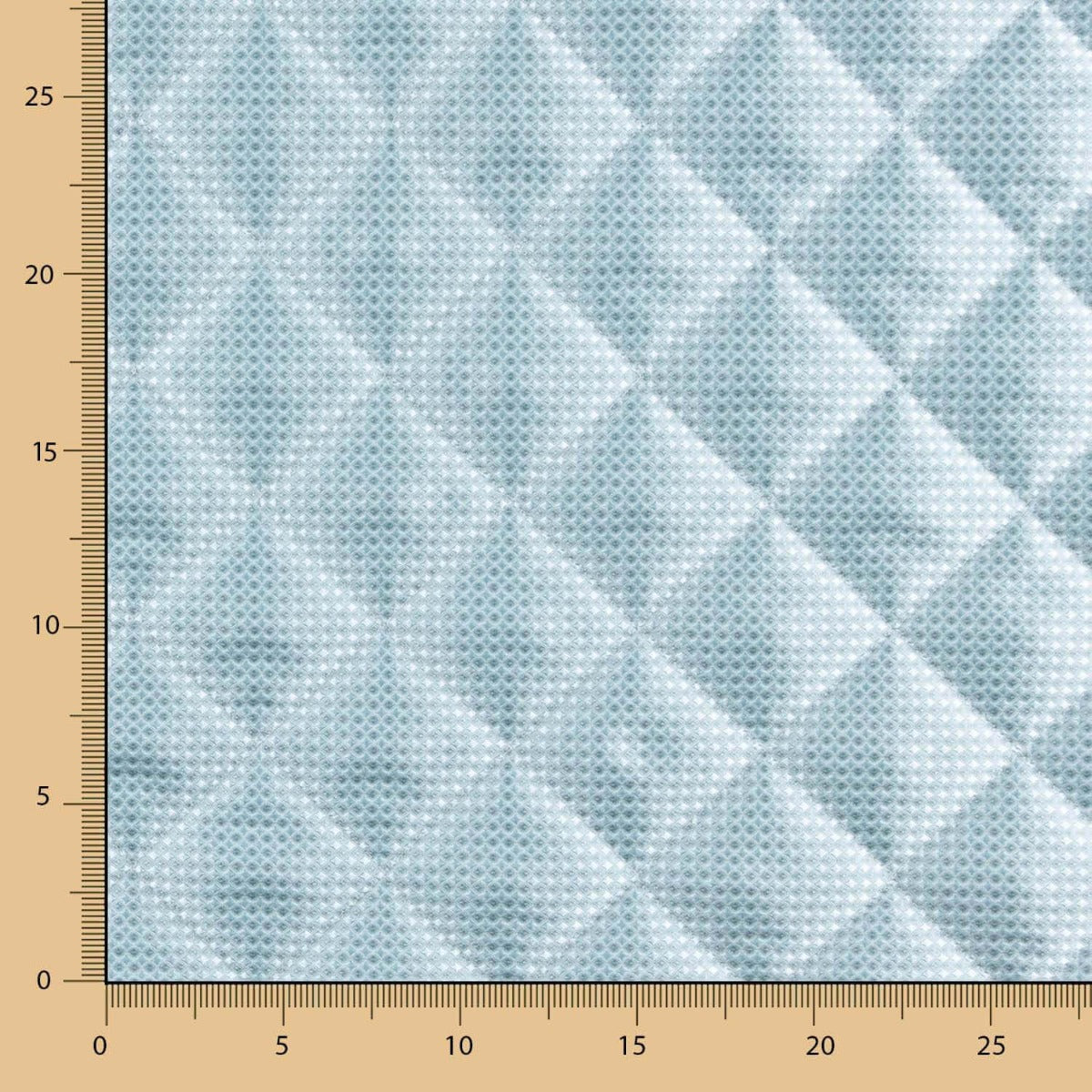 Gesteppte Jacquard-Steppdecke Geometrisch Wasser Grün - Ribes y Casals