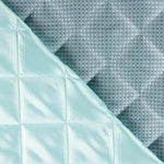 Gesteppte Jacquard-Steppdecke Geometrisch Wasser Grün - Ribes y Casals