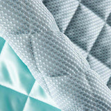 Gesteppte Jacquard-Steppdecke Geometrisch Wasser Grün - Ribes y Casals