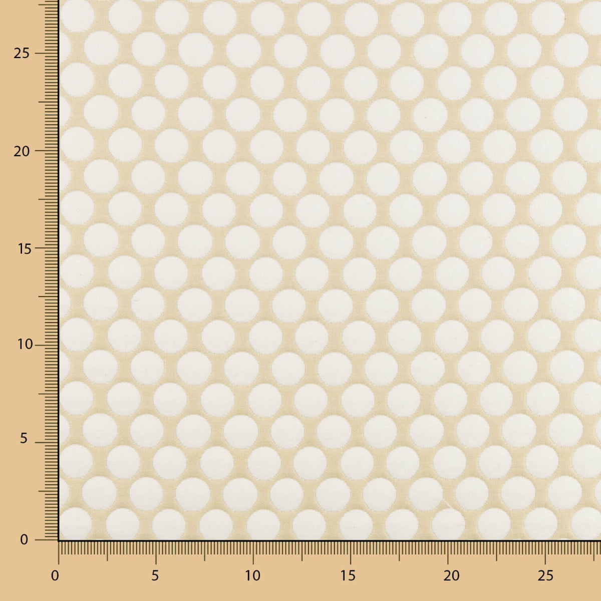 Kinder Jacquard Polka Dots Beige - Ribes y Casals